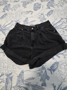 We The Free Black Denim Cutoff Shorts Size L - FREE SHIPPING